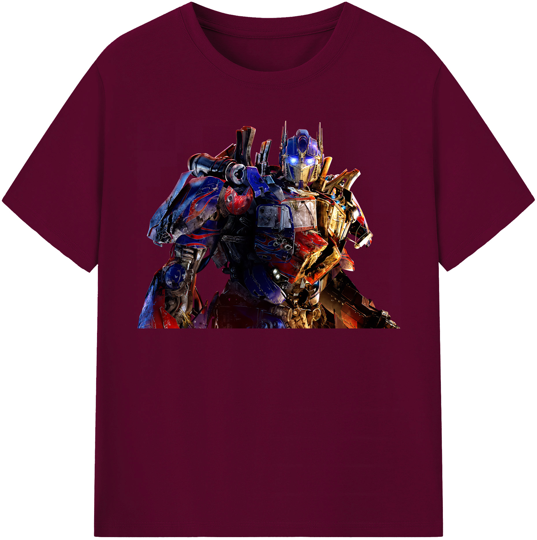 （画像用） Transformers トランスフォーマー レディースカジュアルプリントTシャツ（綿100％）